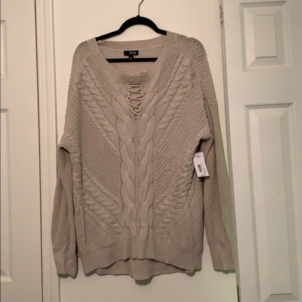 Cream colored sweater